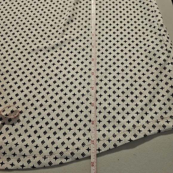 Adrianna Papell Geometric Print Split Neck‎ Flutter Sleeve Top Plus Size 2X - Picture 7 of 11